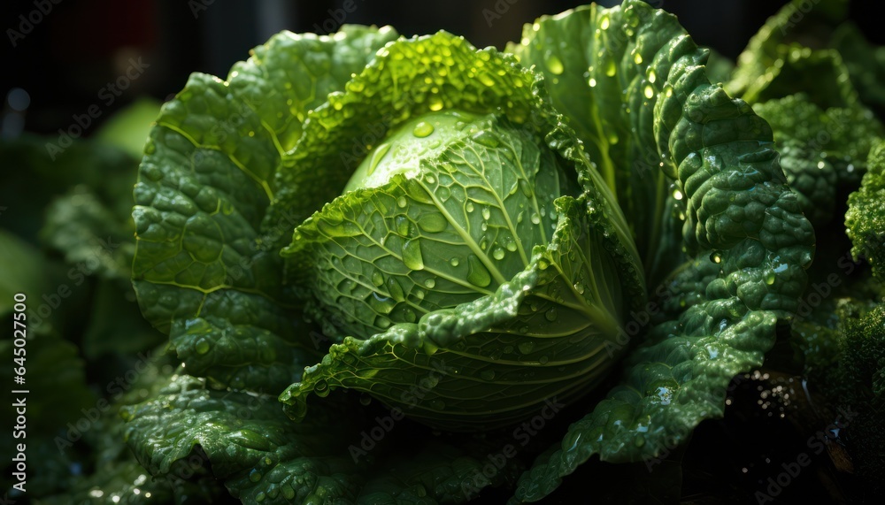close-up of fresh cabbage at the end of harvest in a farmer's field. close-up of fresh cabbage at the end of harvest in a farmer's field.