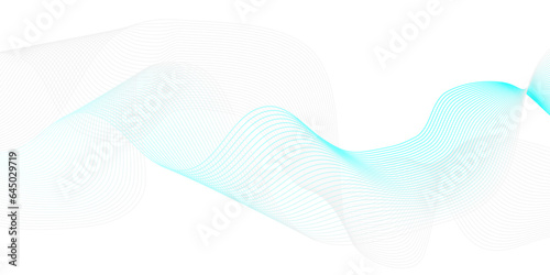 Seamless abstract blue smooth blend technology wave lines element swoosh speed wave lines modern stream background. Abstract wave line for banner, template, wallpaper background with wave design.