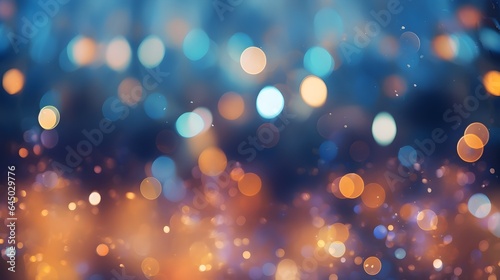 Abstract Blurred Bokeh Light Background
