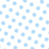 Niebieskie kwiatki tło tekstura