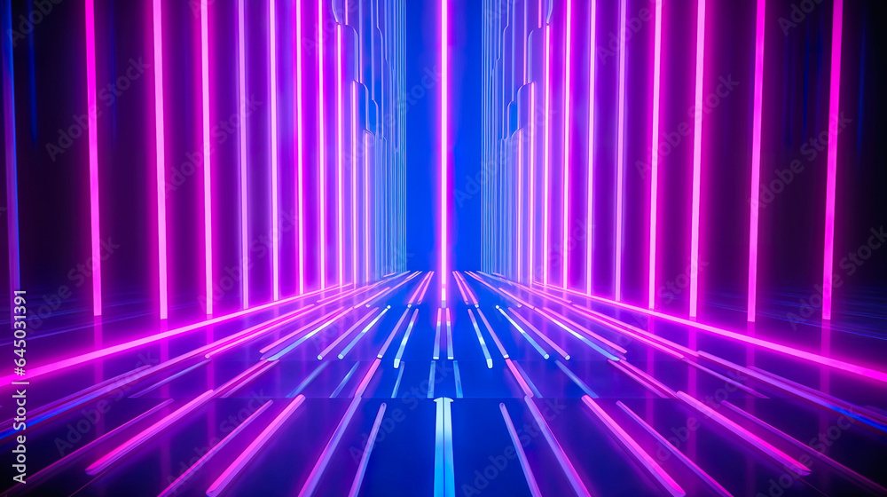 abstract background with neon lines, corridor
abstract background with neon lines, corridor