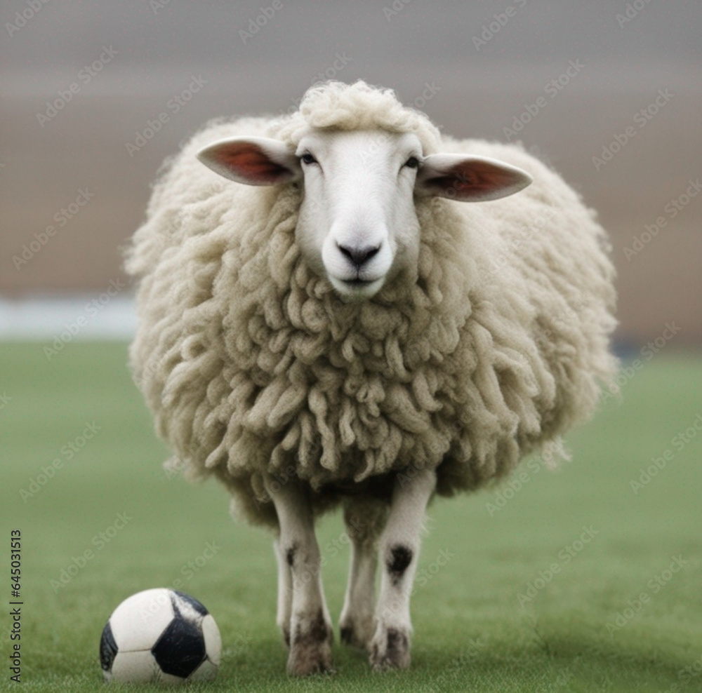 Footballer sheep generative ai Footballer sheep generative ai