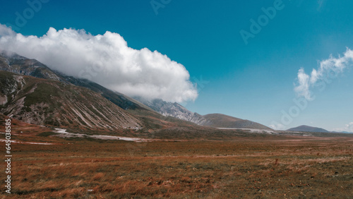 vintage alps italy panorama