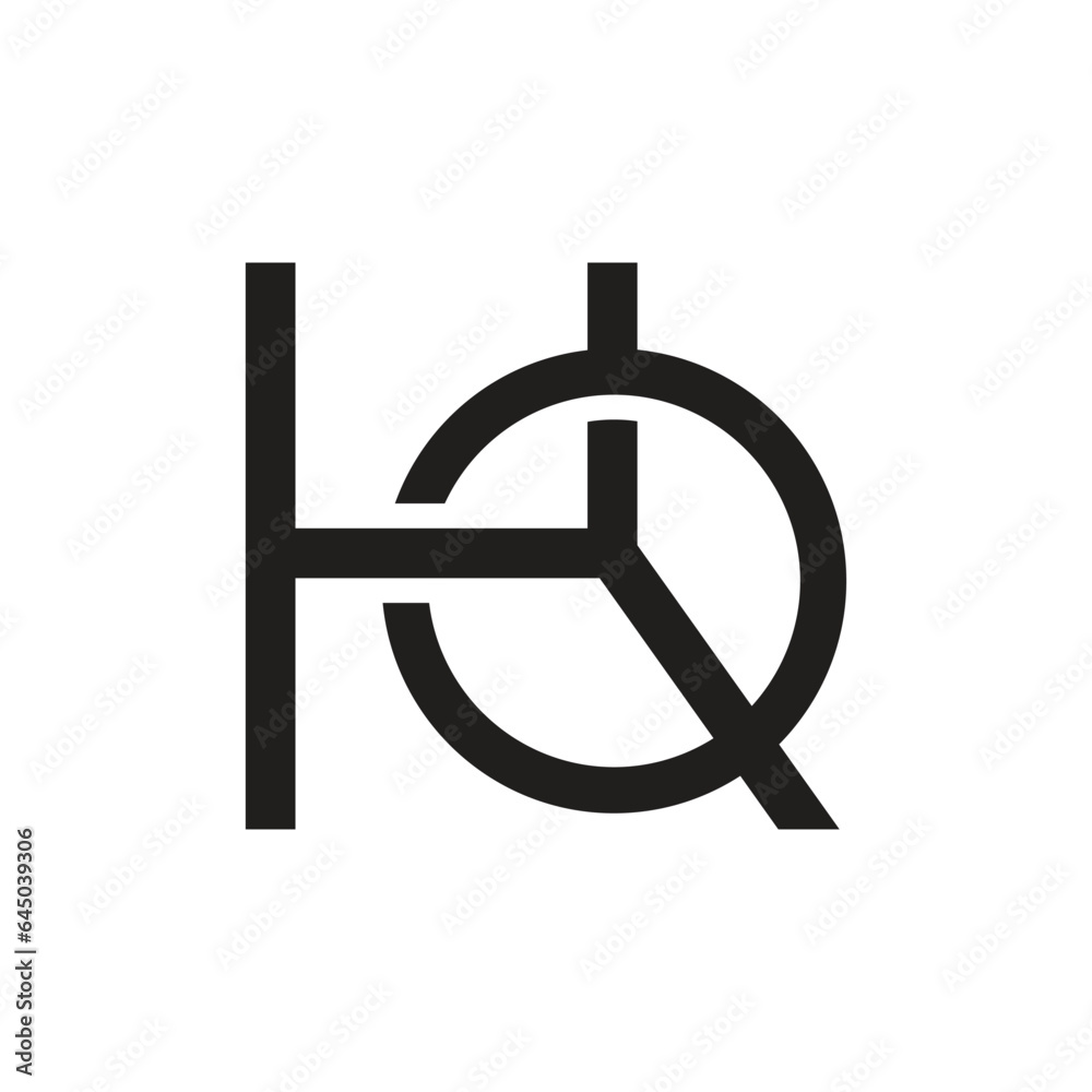 HQ, HKO Letter Alphabet Text Unique Style Premium Graphic Icon Vector Logo Design HQ, HKO Letter Alphabet Text Unique Style Premium Graphic Icon Vector Logo Design
