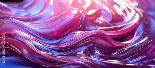 Abstract Texture in Vivid Colors: Pink and Blue Liquid Vortex