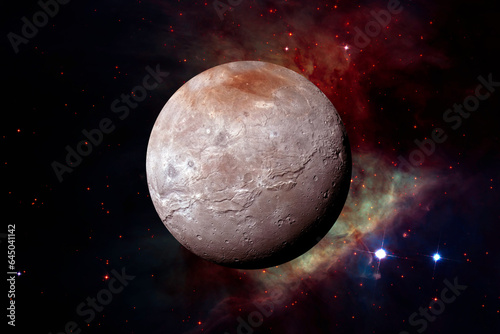 Pluto. The image is furnished by NASA