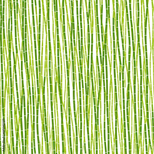 Multicolored green bamboo seamless pattern.