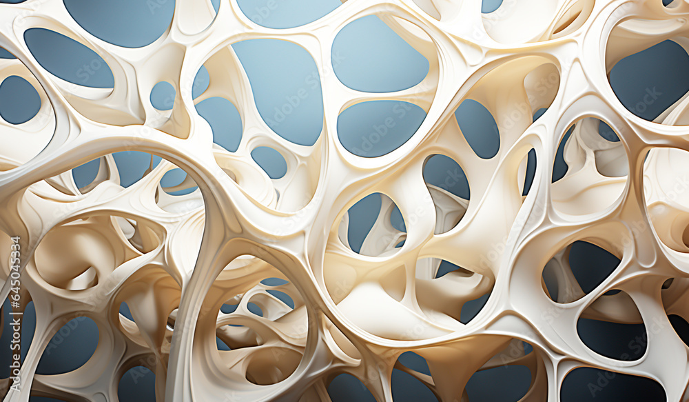 Intricate structure with alveoli. AI generated Intricate structure with alveoli. AI generated