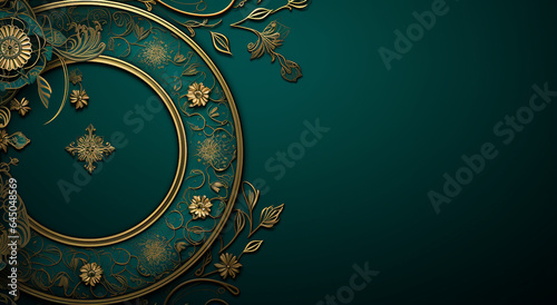 vintage background with gold ornament
