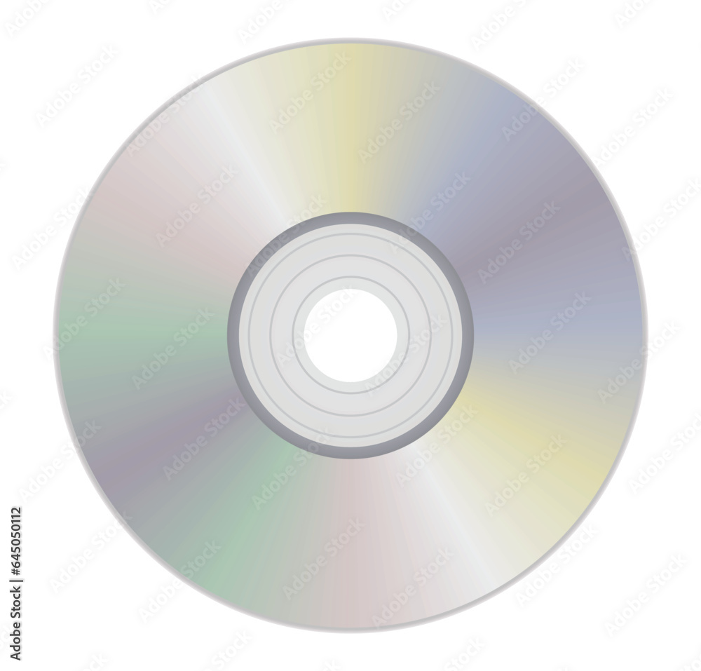 Compact disc blank. vector illustration Compact disc blank. vector illustration