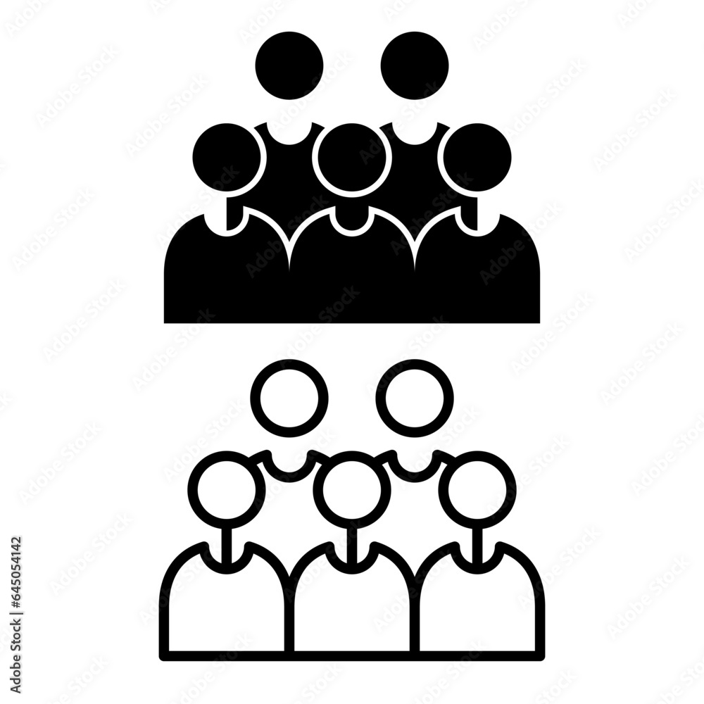 People icon vector design template illustration in trendy flat style suitable your design web People icon vector design template illustration in trendy flat style suitable your design web