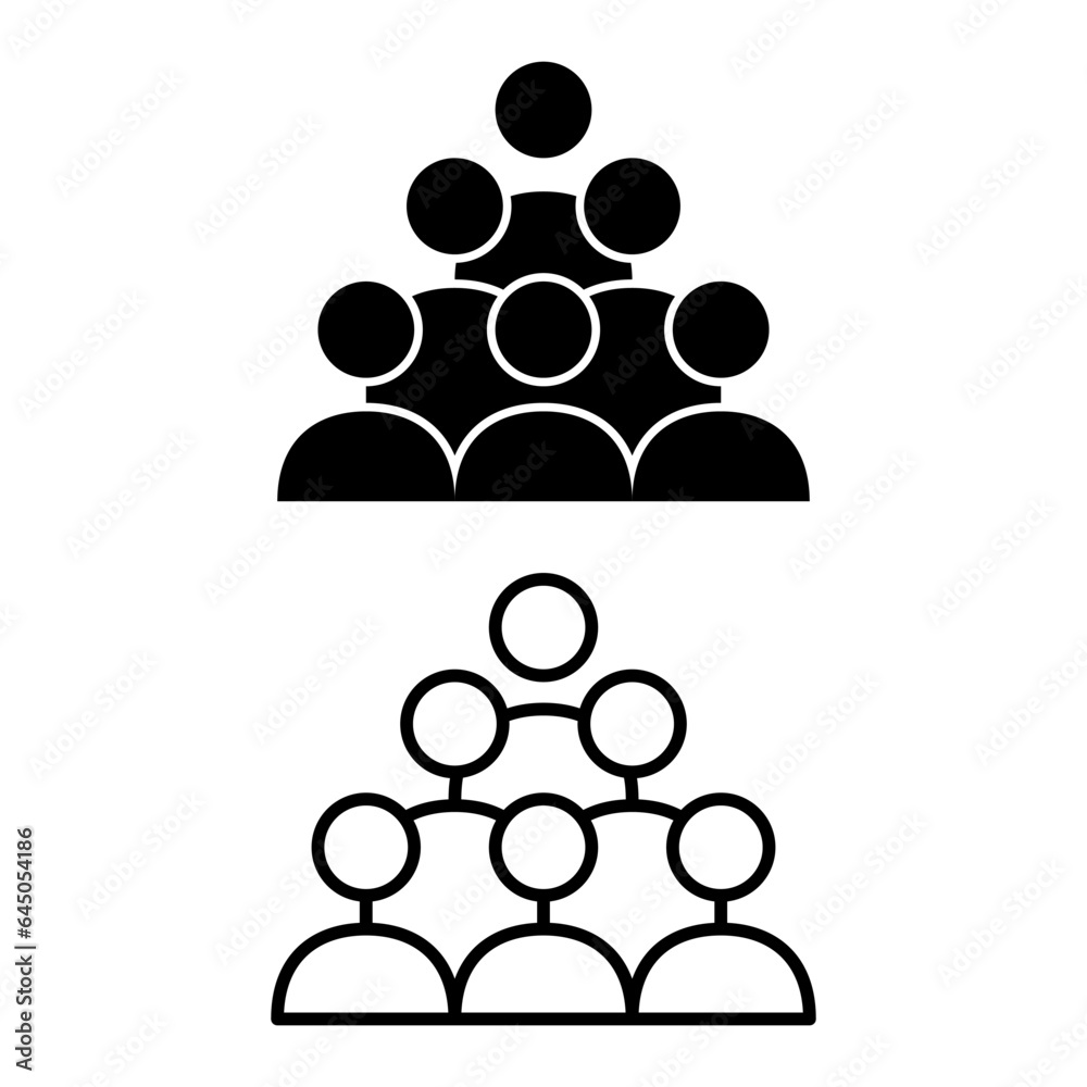 People icon vector design template illustration in trendy flat style suitable your design web People icon vector design template illustration in trendy flat style suitable your design web
