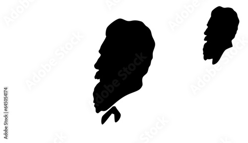Wilhelm Roentgen silhouette