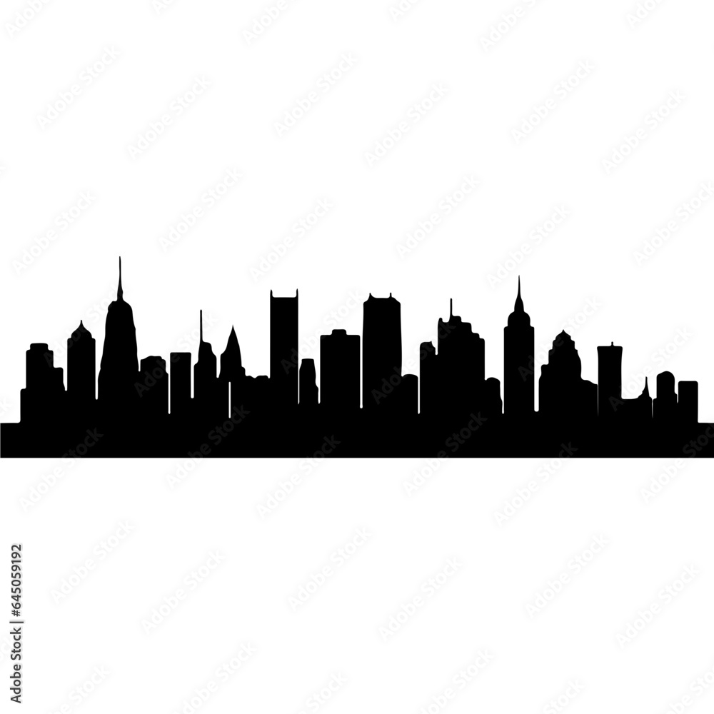 Obraz premium city silhouette