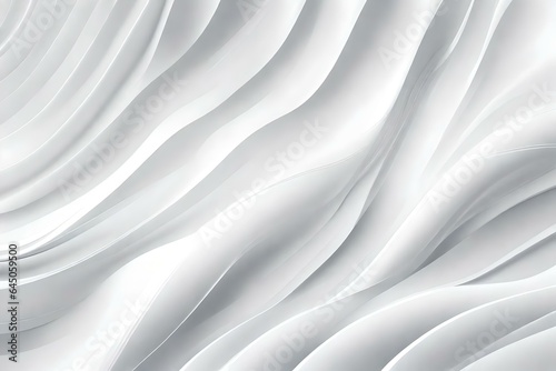 Abstract white and light gray wave modern soft luxury texture with smooth and clean