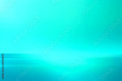 Light Blue Turquoise Color Gradient Defocused Blurred Motion Abstract Background