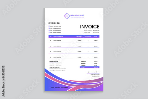 Informative coronavirus letterhead template design