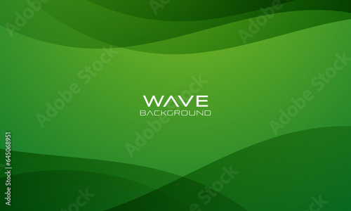 Abstract green gradient background. Dynamic curve composition. green pattern backdrop. vector illustration