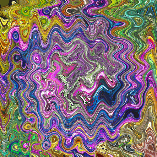 Abstract fractal illustration, concept art for poster, flyer, banner background, video background, billboards, pattern, art print, or design element.