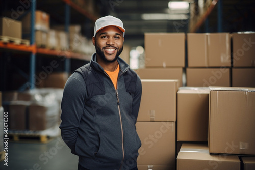 Warehouse man job worker storage business storehouse © SHOTPRIME STUDIO