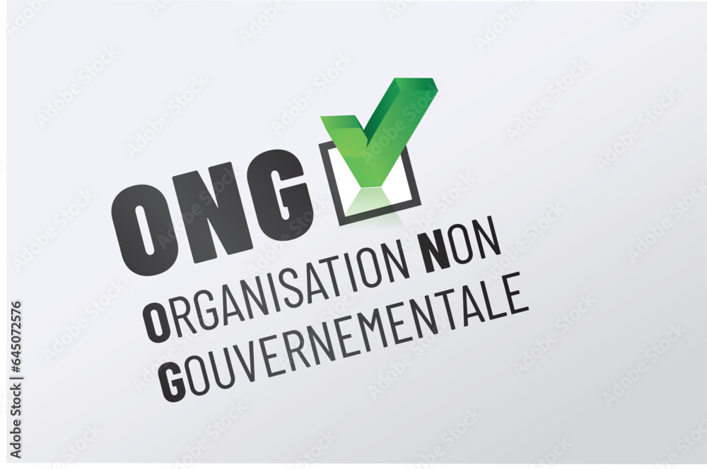 tampon ONG - organisation non gouvernementale tampon ONG - organisation non gouvernementale