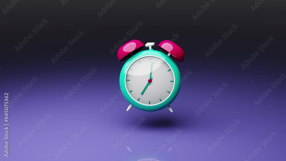 Cartoon alarCartoon alarm clock ringing 3D animationm clock ringing 3D animation Cartoon alarCartoon alarm clock ringing 3D animationm clock ringing 3D animation