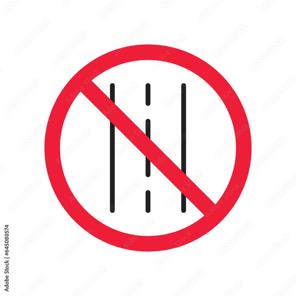 Forbidden road icon. No pass vector icon. No access pictogram. Prohibited road sign vector icon. Warning, danger, caution, attention, restriction. No way flat pictogram. Do not enter. Danger turn icon Forbidden road icon. No pass vector icon. No access pictogram. Prohibited road sign vector icon. Warning, danger, caution, attention, restriction. No way flat pictogram. Do not enter. Danger turn icon