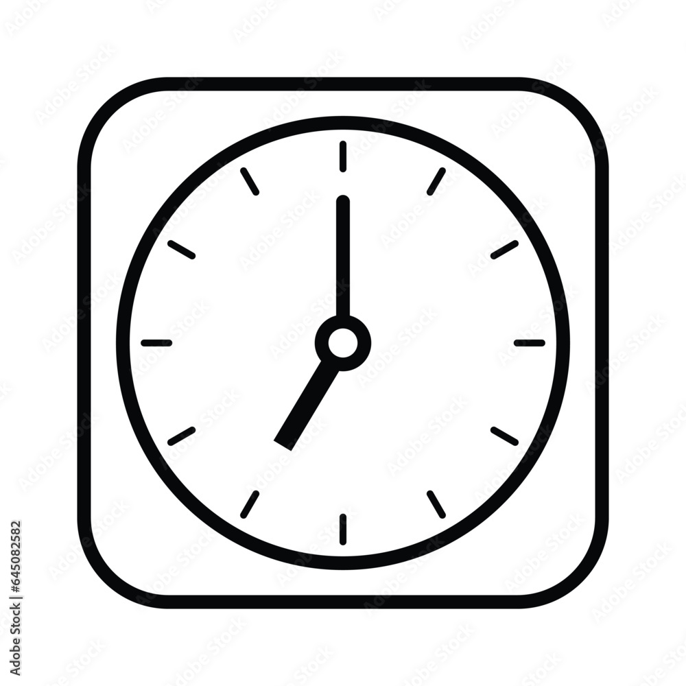 clock icon design, illustration design clock icon design, illustration design