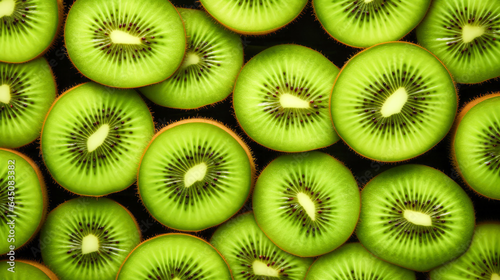 Kiwi fruit isolated on black background. Kiwi fruit isolated on black background.