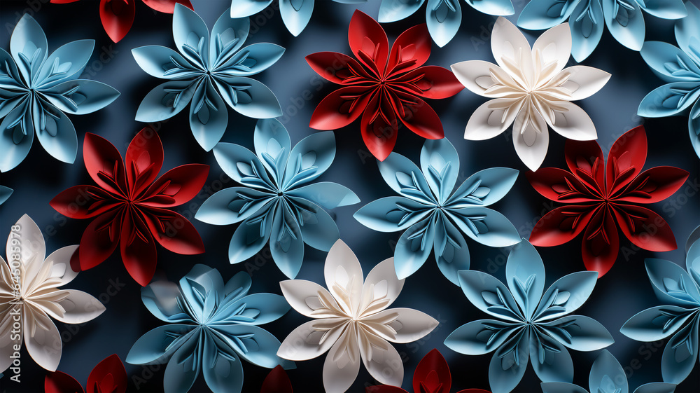 Paper snowflakes that look like a medical mask, Christmas and New Year concept Paper snowflakes that look like a medical mask, Christmas and New Year concept