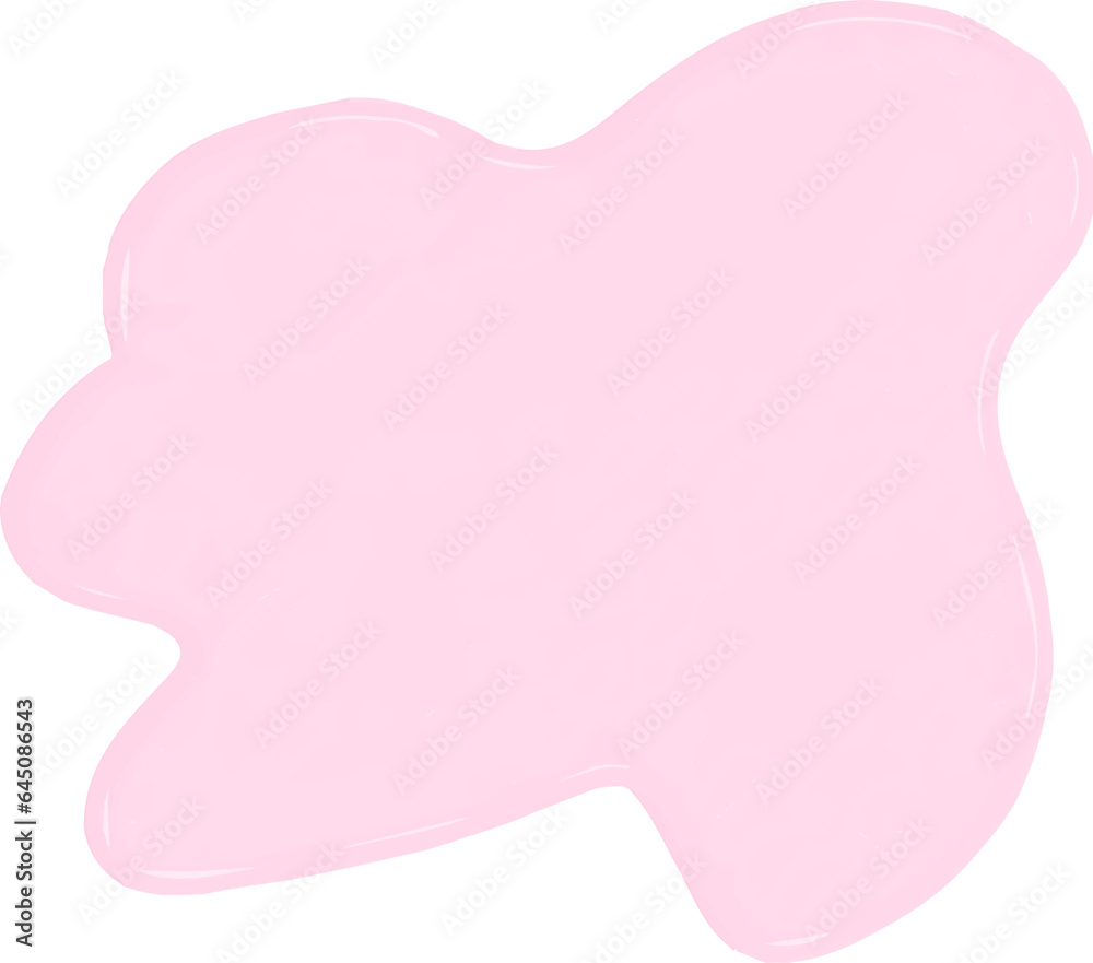 Pastel pink vector letter
