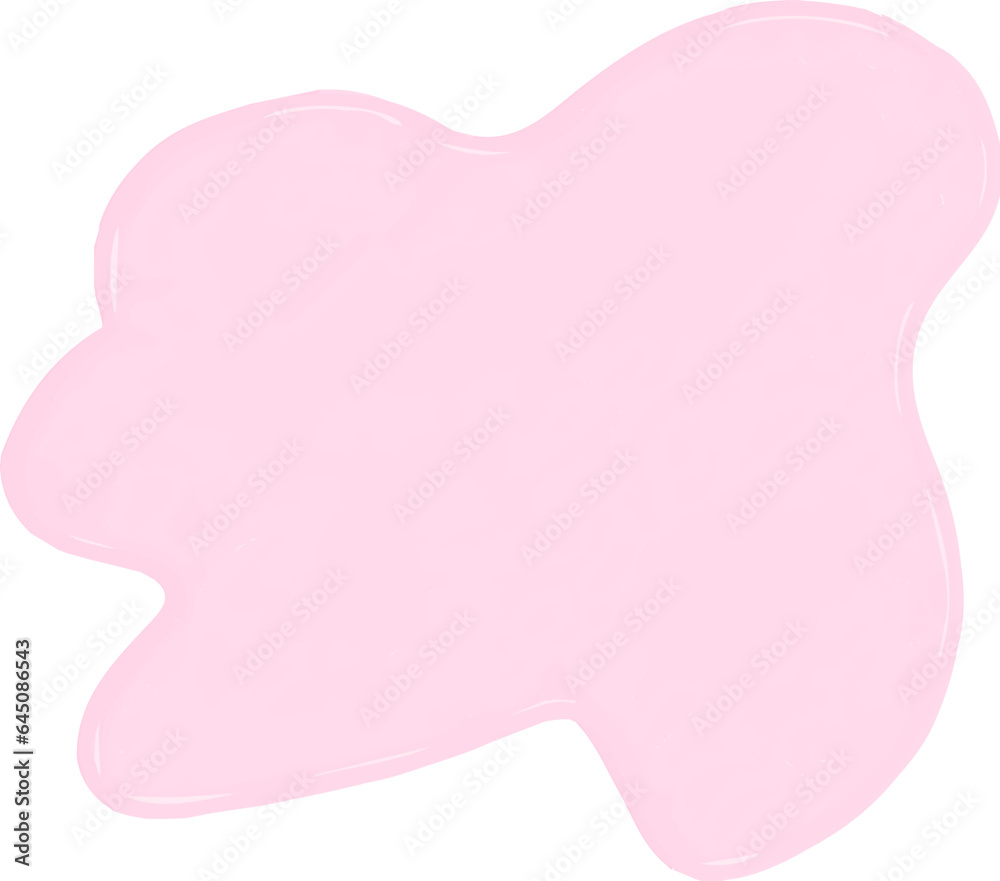 Pastel pink vector letter Pastel pink vector letter