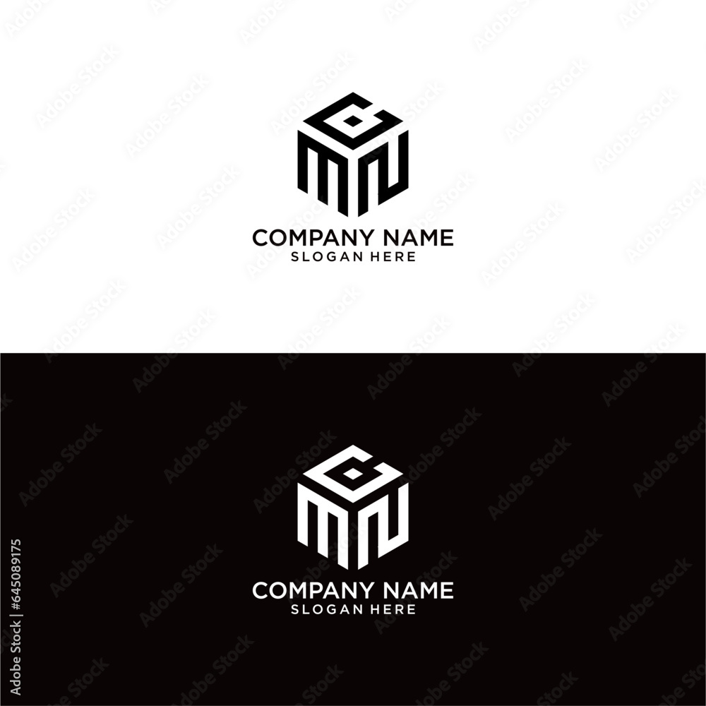creative letter mnc logo design vector creative letter mnc logo design vector