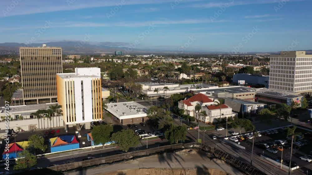 Daytime view of the downtown skyline of Santa Ana, California, USA. Daytime view of the downtown skyline of Santa Ana, California, USA.