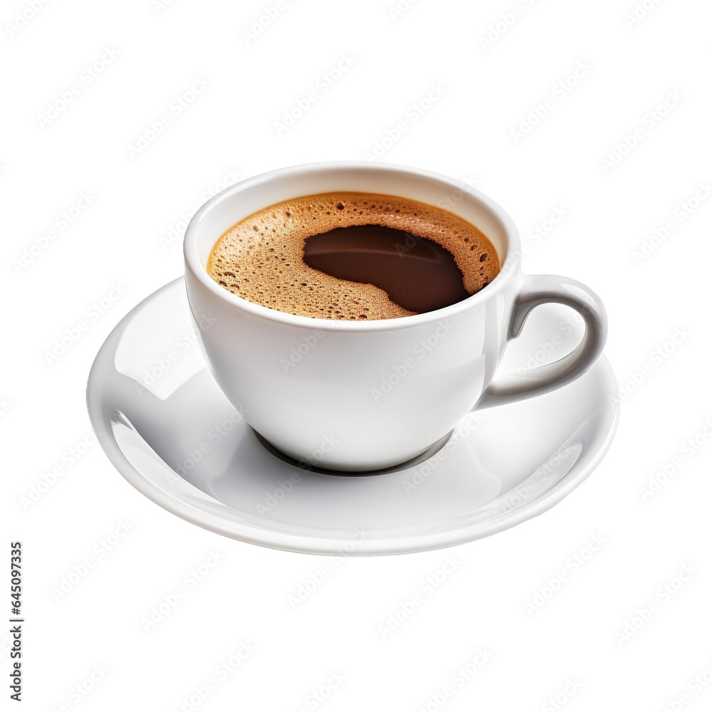 Cup of Coffee Isolated on a Transparent Background Cup of Coffee Isolated on a Transparent Background