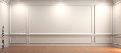 a room with a wall background, no furniture