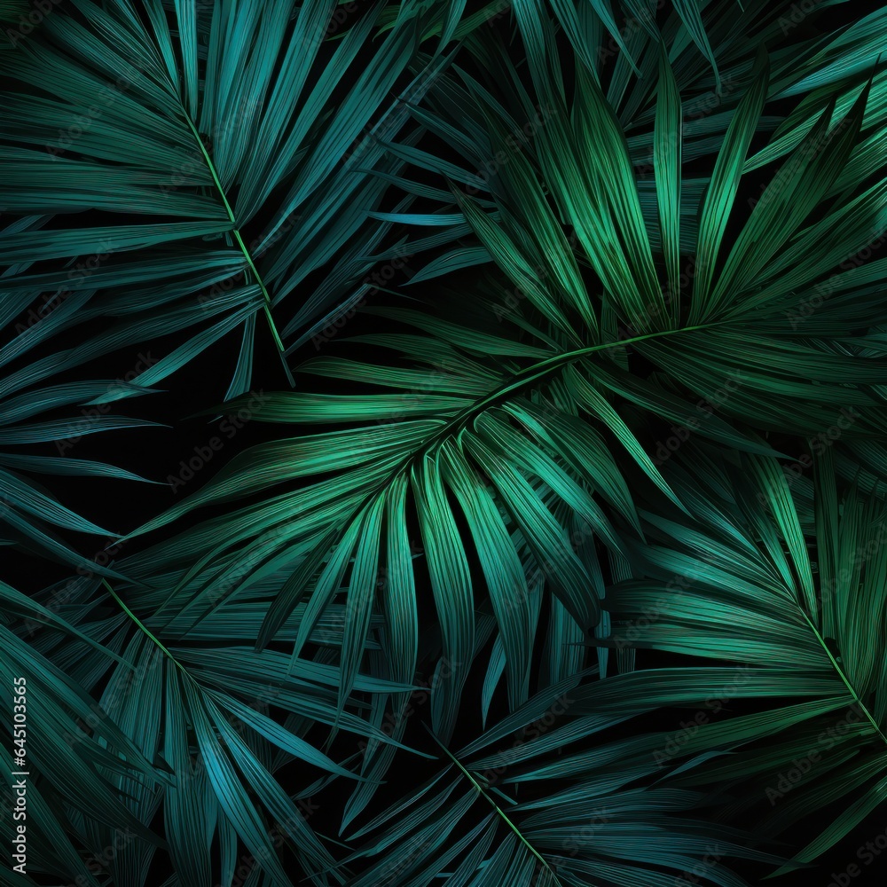 Obraz premium Green leaves natural texture