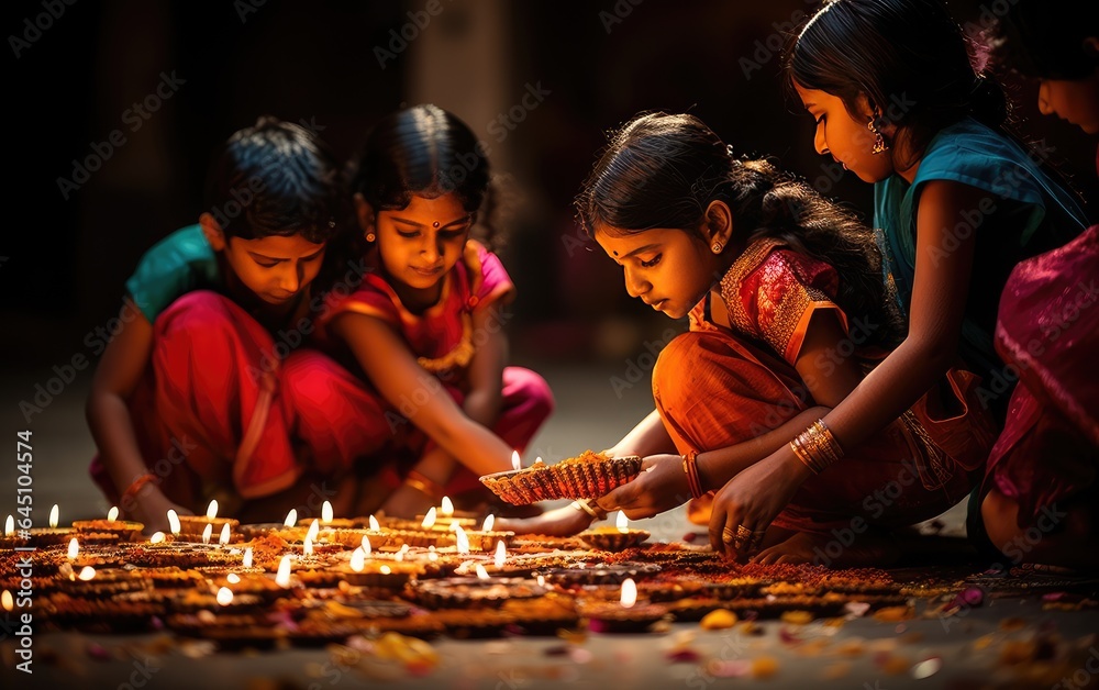 burning traditional diya lamps lit during Diwali celebrations. Festival of Lights. victory of good over evil. burning traditional diya lamps lit during Diwali celebrations. Festival of Lights. victory of good over evil.