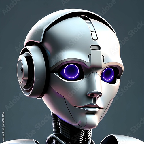 Robot Head Close-up