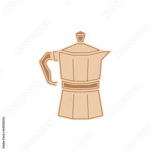 Isolated italian coffee moca icon Vector illustration