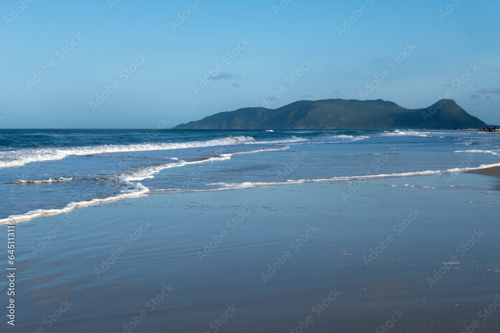 Campeche beach in a cloudy day, Florianópolis, Santa Catarina state. Campeche beach in a cloudy day, Florianópolis, Santa Catarina state.