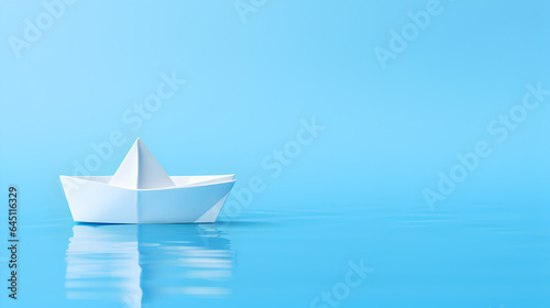 Paper boat  Origami boat - High Resolution