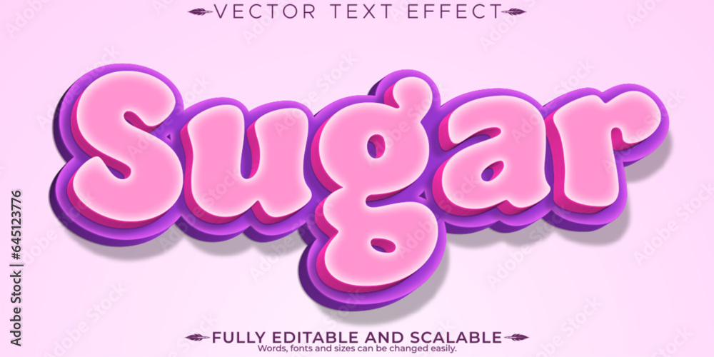 Candy text effect, editable sugar and sweet text style Candy text effect, editable sugar and sweet text style
