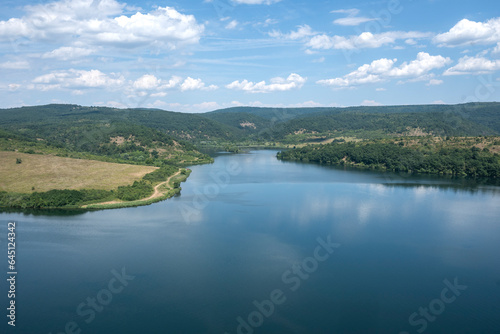 Summer view of Pchelina Reservoir, Bulgaria