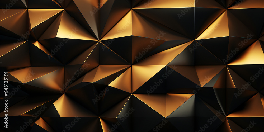 Abstract black polygonal background. Futuristic polygonal design. Abstract black polygonal background. Futuristic polygonal design.