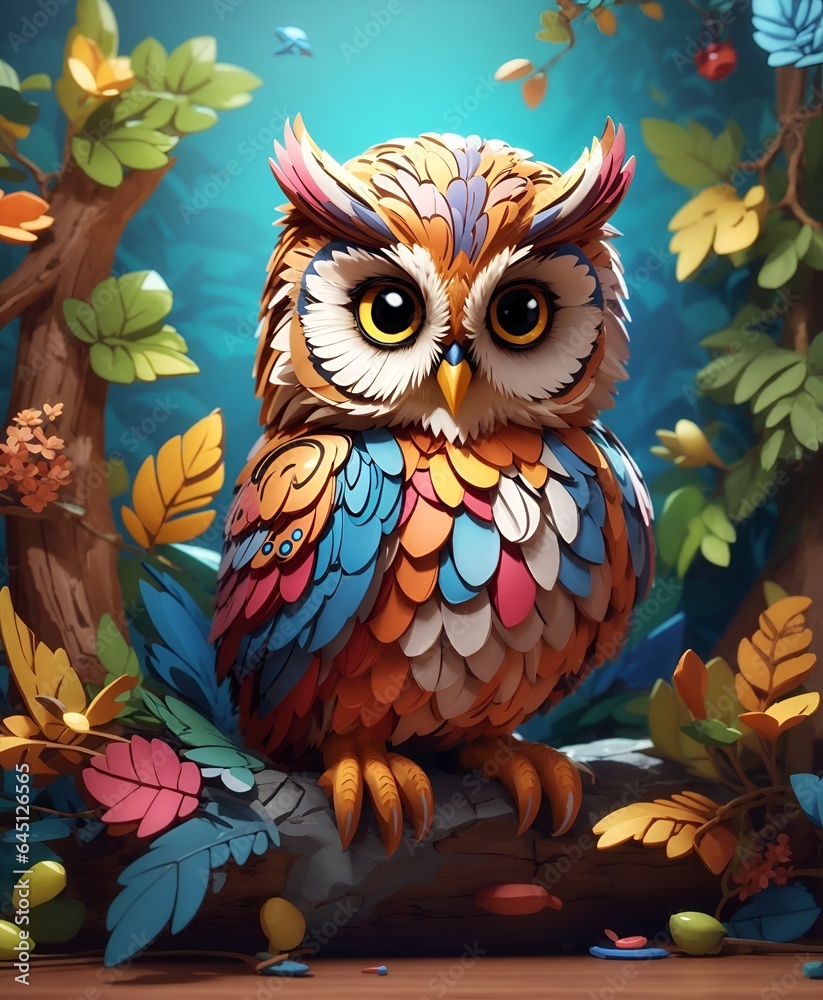 owl on a branch