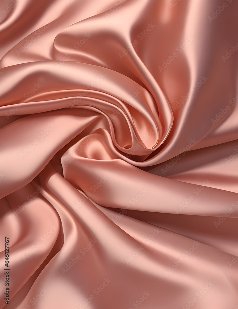 Fototapeta premium Silk baby pink, full frame