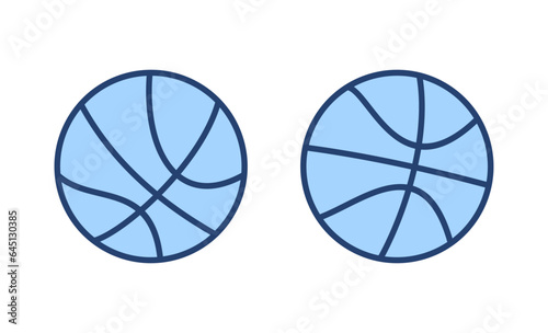 Wallpaper Mural Basketball icon vector. Basketball ball sign and symbol Torontodigital.ca