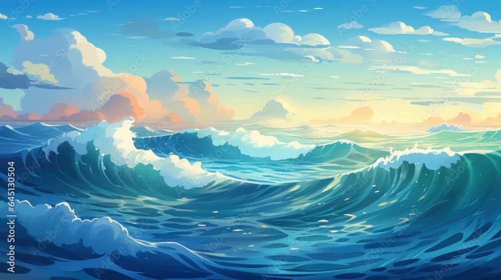 The beauty of the ocean game art The beauty of the ocean game art