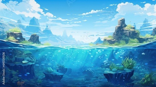 The beauty of the ocean game art